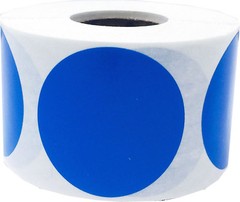 Circle Dot Stickers | 1.5″ inches Round – 500 Pack | Pick One Color