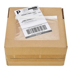100-1000 7.5 x 5.5 Clear Packing Pouches List Invoice Shipping Envelope Adhesive
