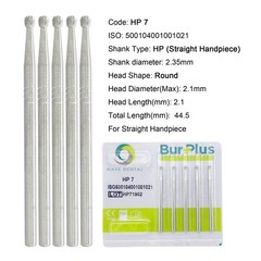 Wave Dental Round HP Carbide Burs Surgical Straight Handpiece Bur HP 8 6 4 2 10