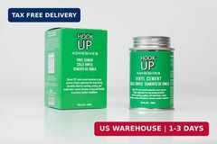 HOOK UP Vinyl Cement – Waterproof Pool Liner Repair Glue for Vinyl & PVC, Fast-D