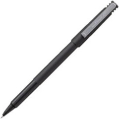 uniball Roller Rollerball Pens, Micro Point (0.5mm), Black, 12 Pack