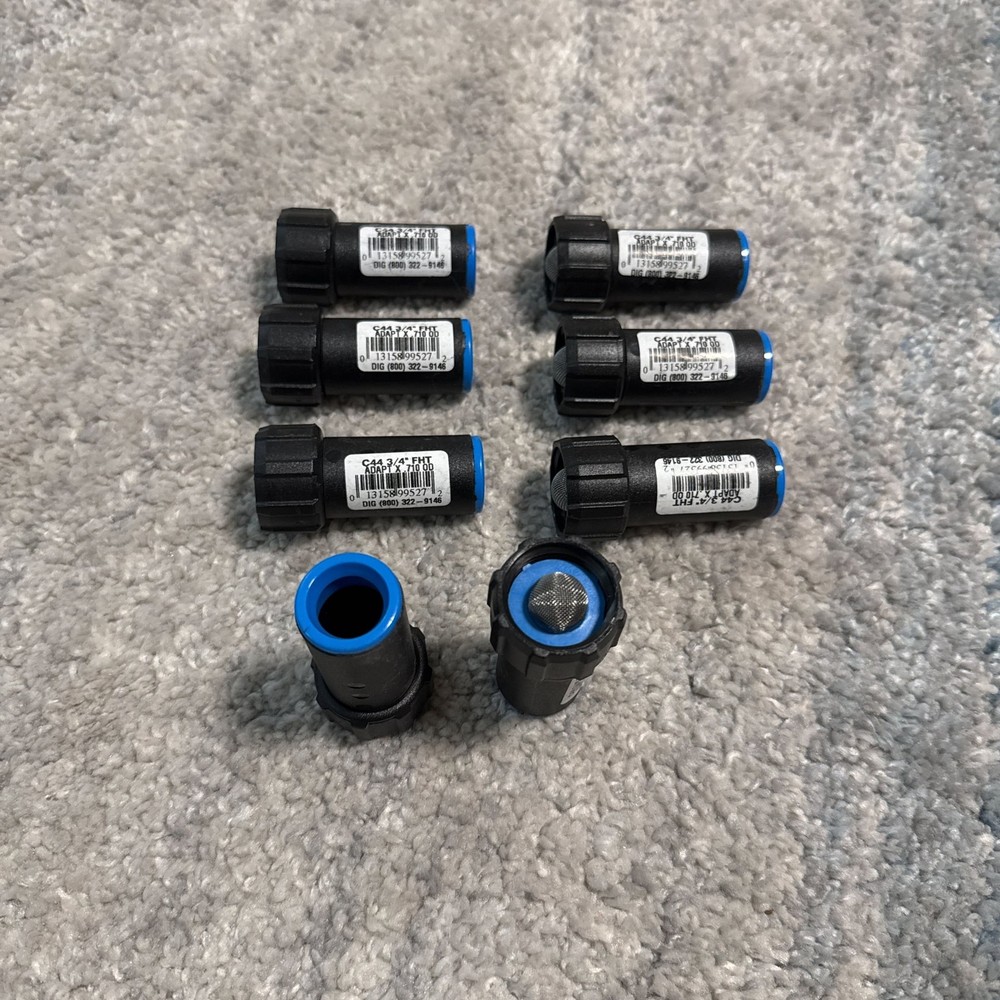 DIG C44 3/4″ FHT Adapters to .710 OD (Lot of 8)