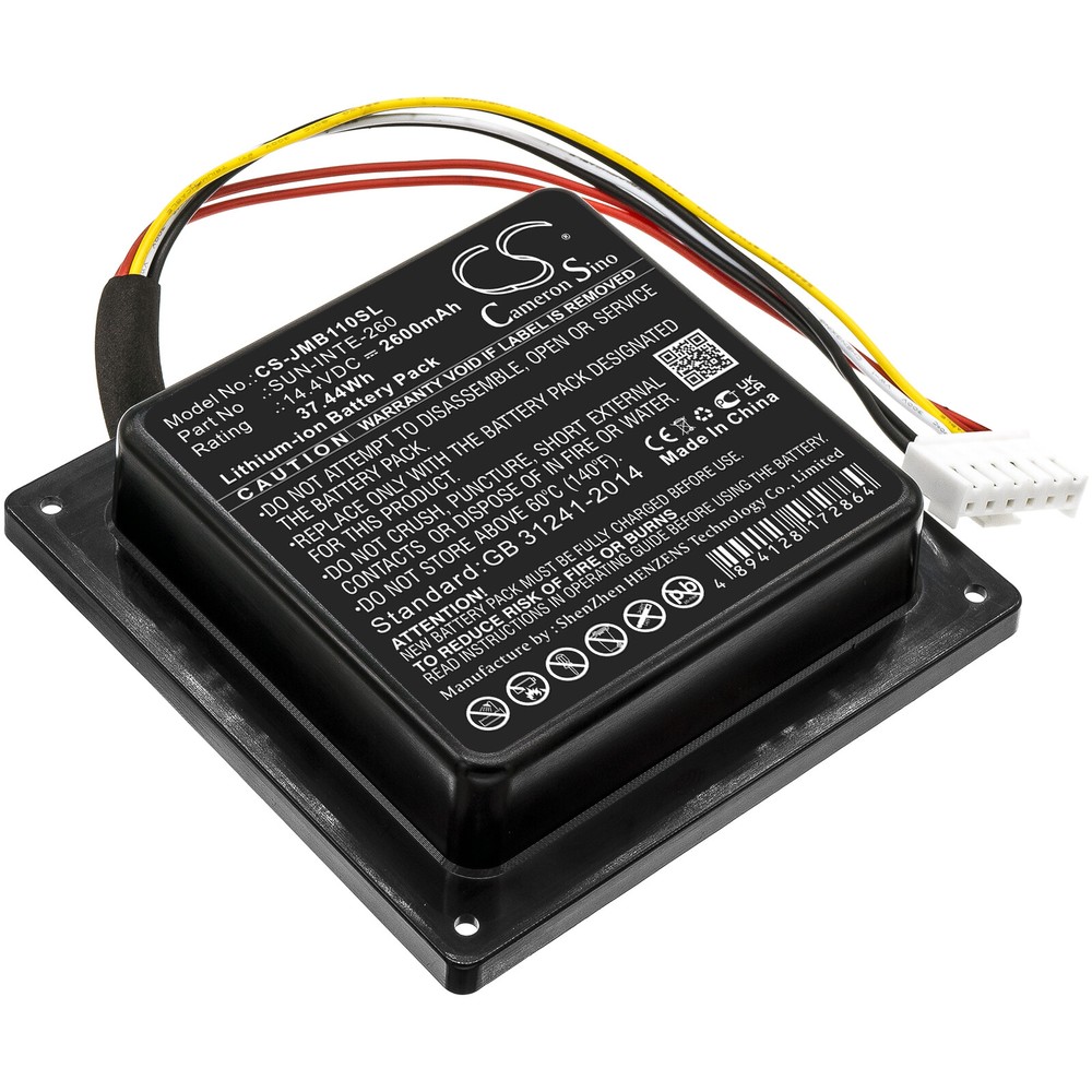 2600mAh Replacement batteries for JBL PartyBox 100,R21-5 DH14026CHM,SUN-INTE-260