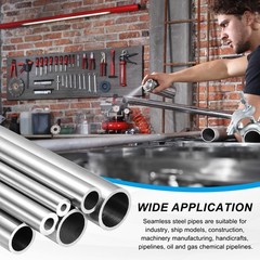 4pcs Stainless Steel Capillary Tube 5.65mm ID 6.35mm OD 300mm Long 0.35mm Wall