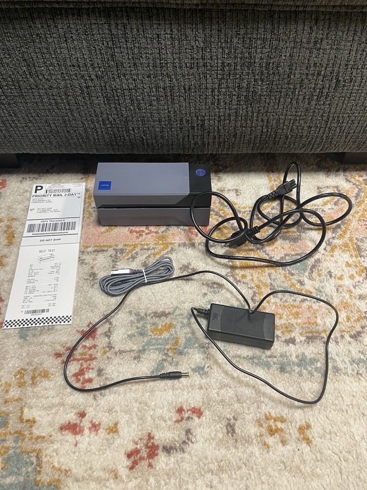 Rollo X1038 Label Printer Direct Thermal High Speed Printer Includes Cords