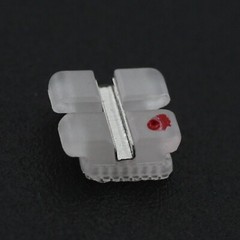 Orthodontic Bracket Ceramic Metal Slot Aesthetic Braces Roth 018 022 3M Clarity