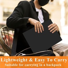 100 PCS Black Heavyweight TwoPocket Letter Size Paper File Folder School Office