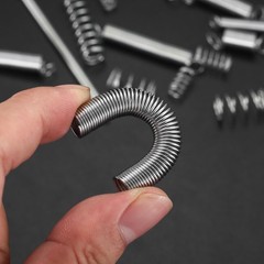 210 Pcs Spring Assortment Kit, Compression and Extension Springs, Zinc Plated…