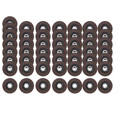 50 Pcs 4-1/2″×7/8″ 40 Grit Premium Zirconia Flap Disc Sanding Grinding Grey