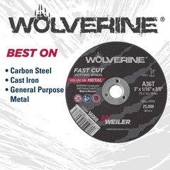 Die Grinder Cut-Off Wheel Mandrel Kit with 10 Discs for Metal Cutting