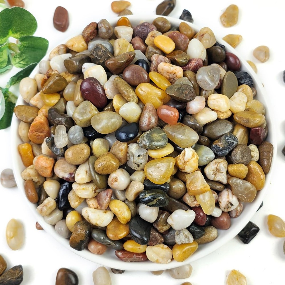 5LB Decorative Gravel Pebbles for Succulents, Cacti, Vases, Aquariums, Gardens