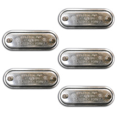 APPLETON O-Z GEDNEY CONDUIT BODY COVERS 370 (LOT OF 5) 1″ HUB SIZE