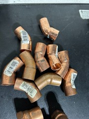 75 -NIBCO MUELLER EPC 3/4″ COPPER FITTINGS SWEAT SOLDER MADE IN USA