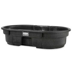 Rubbermaid Commercial Fg424300bla Stock Tank, L 52, W 31, 50 Gal., Black