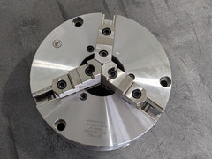 Bison Manual Lathe Chuck 3-Jaw Self Centering 12" Diameter Plain Back 7-866