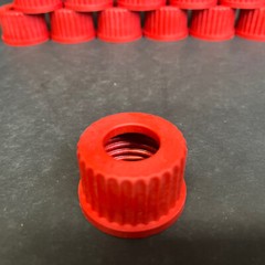 Chemglass Bottle Cap Open Top GL-32 Threads 22 mm Autoclavable Total of 36 Caps