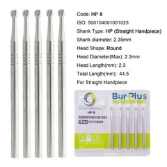 Wave Dental Round HP Carbide Burs Surgical Straight Handpiece Bur HP 8 6 4 2 10