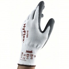 6 Pairs Large HyFlex® 11-735 Size 9, ABR 6, A4 Cut Resistant Gloves Polyurethane