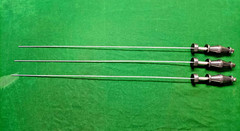 3pc Laparoscopic PCNL Tripronge Forceps 5FR 40cm Reusable Surgical Instruments