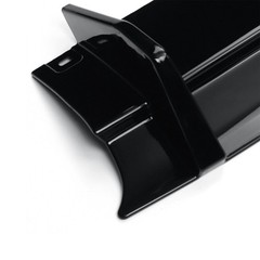 Rear Bumper Diffuser Dodge Challenger SRT SXT 2015-2023 Glossy Black Shark Fins