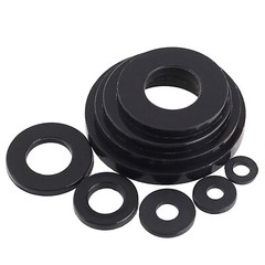 Black Nylon Flat Washers M2 M2.5 M3 M4 M5 M6 M8 M10 M12 M14 M16 M18 M20 M22 M24
