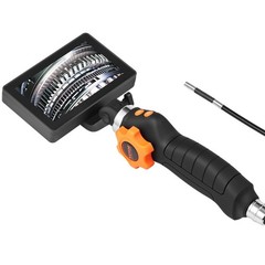 Borescope Endoscope Camera Two-Way 180° Articulating 5″ IPS 8X Zoom 6.4mm Lens