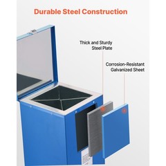 Portable Welding Rod Oven, 50LBS Capacity, 420W 120V, 300°F Fast Heating for 18