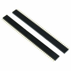 40-Socket Female Header 0.1″ 2.54mm PCB Strip Connectors 10/20/40/80 Piece Packs