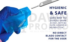 Disposable Blade Remover Handheld No-Touch for Scalpels, Dermaplaning, and Razor