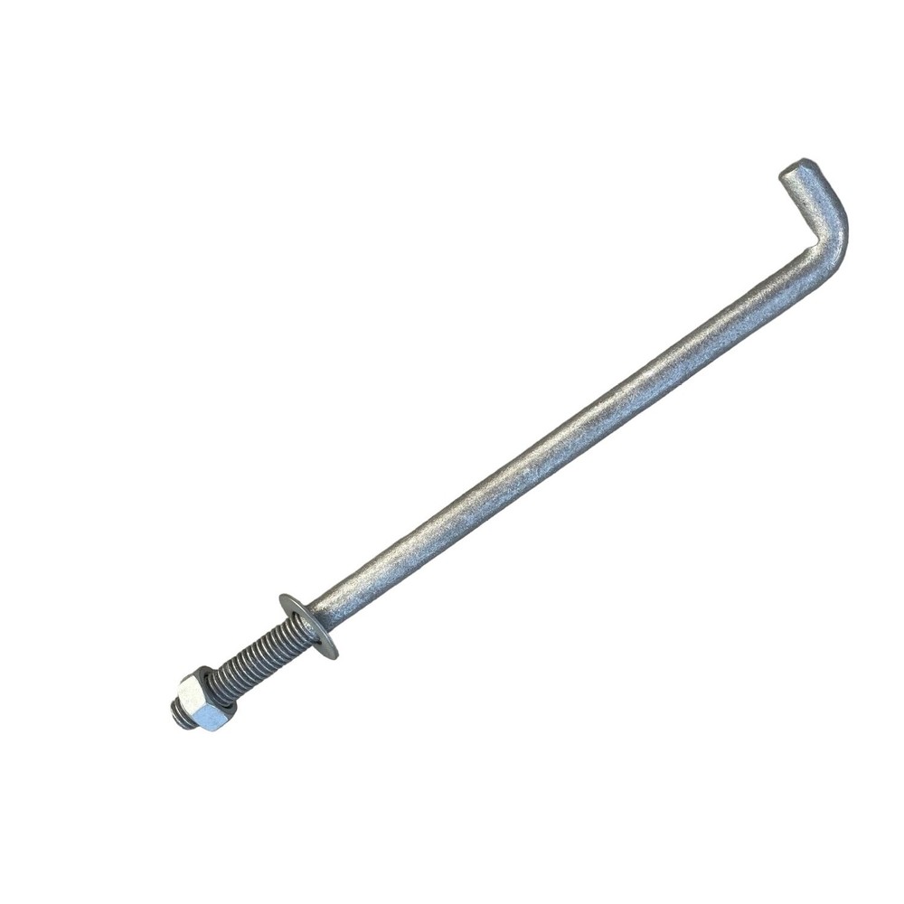 Sandbaggy 1/2″ x 10″ Threaded Concrete Anchor L-Bolts – Hot Dipped Galvanized