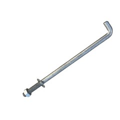 Sandbaggy 1/2″ x 10″ Threaded Concrete Anchor L-Bolts – Hot Dipped Galvanized