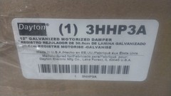 Dayton 3HHP3 13 In Rough Opening 100/240VAC Motorized Control Damper