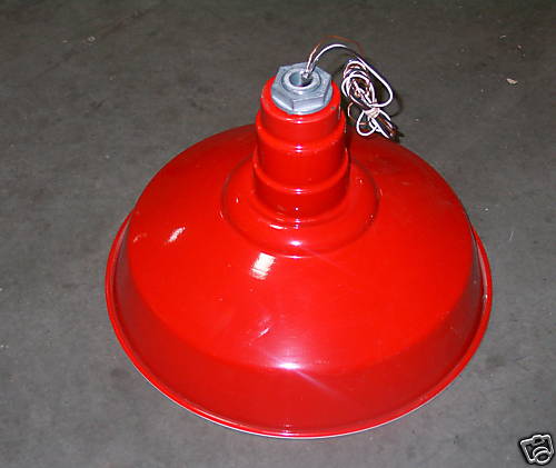 Standard Dome 16″ Industrial Lighting Fixture Red