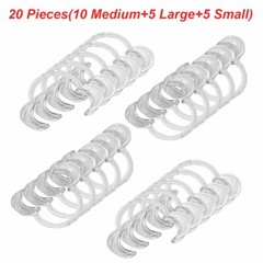 20Pcs C-Shape Teeth Whitening Lip Cheek Retractor Dental Mouth Opener Fun Game