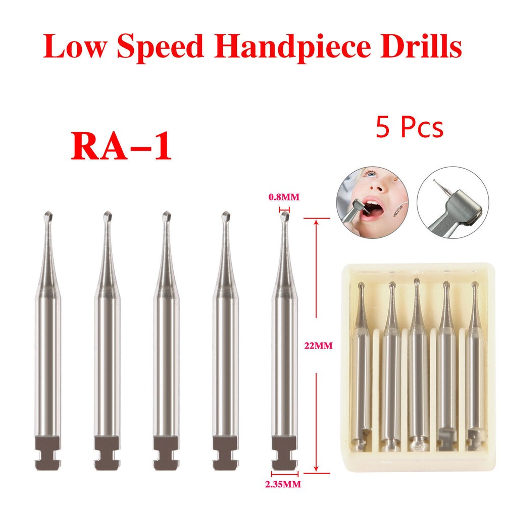 Round Carbide Burs for Slow Speed Latch RA (Choose Your Size & Qty) 22mm 26mm