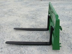 48″ 4,000 Pound Pallet Fork Attachment Fits John Deere Tractor Loader Hook Pin