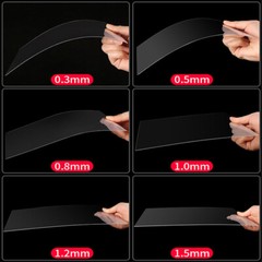 Translucent PVC Plastic Sheet Thin Clear Plastic Panel PVC Plat Thick 0.3mm-2mm