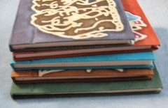 5 Handmade Natural Paper Blank Book-Journal-Diary-Notepad-Dream Book-Memo NOS
