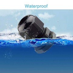 FULARR 40Pcs Premium Nylon PG7 Cable Gland, 3～6.5mm Adjustable IP68 Waterproo…