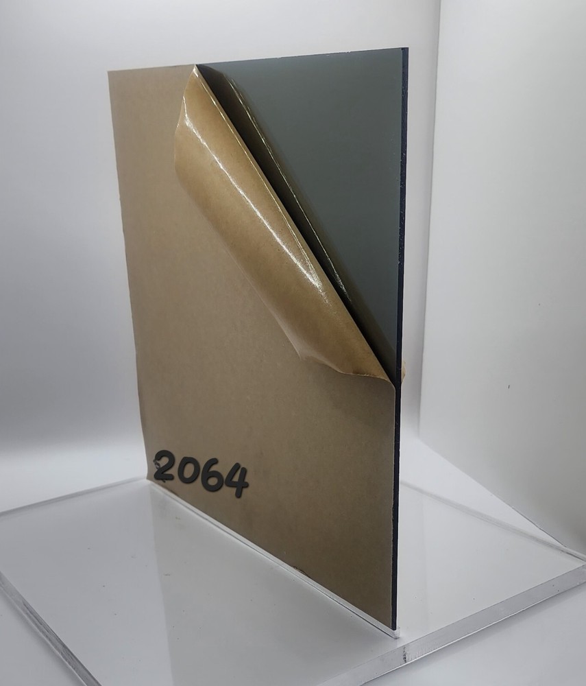 GREY TINTED CLEAR SMOKED ACRYLIC PLEXIGLASS 1/4″ X 8″ X 12″ PLASTIC SHEET