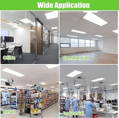 10PC 2×4 LED Flat Panel Light Fixture 5000K Daylight White Color 75W,110-277V AC
