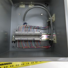 Hoffman A-10086CH 10 x 8 x 6″ Electrical Enclosure (No Backplate) 5 Push Buttons