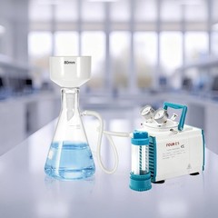 1000ml Buchner Funnel Filtering Kit Lab Filtering Flask Glass w/ Flask Funnel N