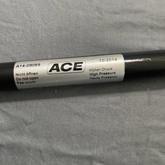 ACE Controls GZ-19-100-AA-135N refers to a pull-type industrial gas spring New