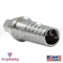 GDT Straight Shoulder Dental Prosthetic Ø3mm Slim Platform Int Hex 2.0mm