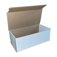 200 8x4x2 White Cardboard Paper Boxes Mailing Packing Shipping Box Corrugated…
