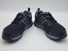 Reebok Steel Toe Sublite Black Work Sneakers Wide Sz Men’s 8 / Women’s 10