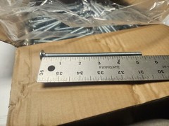 Box of 250 pcs Brighton Best A307 Grade A Carriage 5/16-18 x 5-1/2” Long