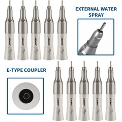 Dental Straight Handpiece Low Speed Nose Cone External Water Spray E-type AZDENT