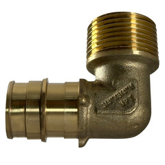 25 Pack XFITTING 3/4″ Pex A x 3/4″ Male Elbow, Expansion MNPT Elbow, Lead Free